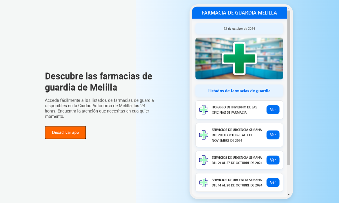 Farmacia de guardia Melilla